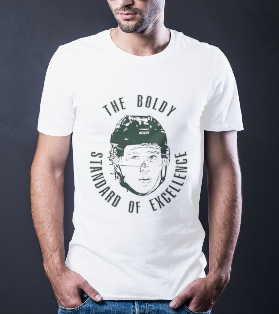 Matt Boldy The Boldy Standard Of Excellence Ice Hockey T-Shirt