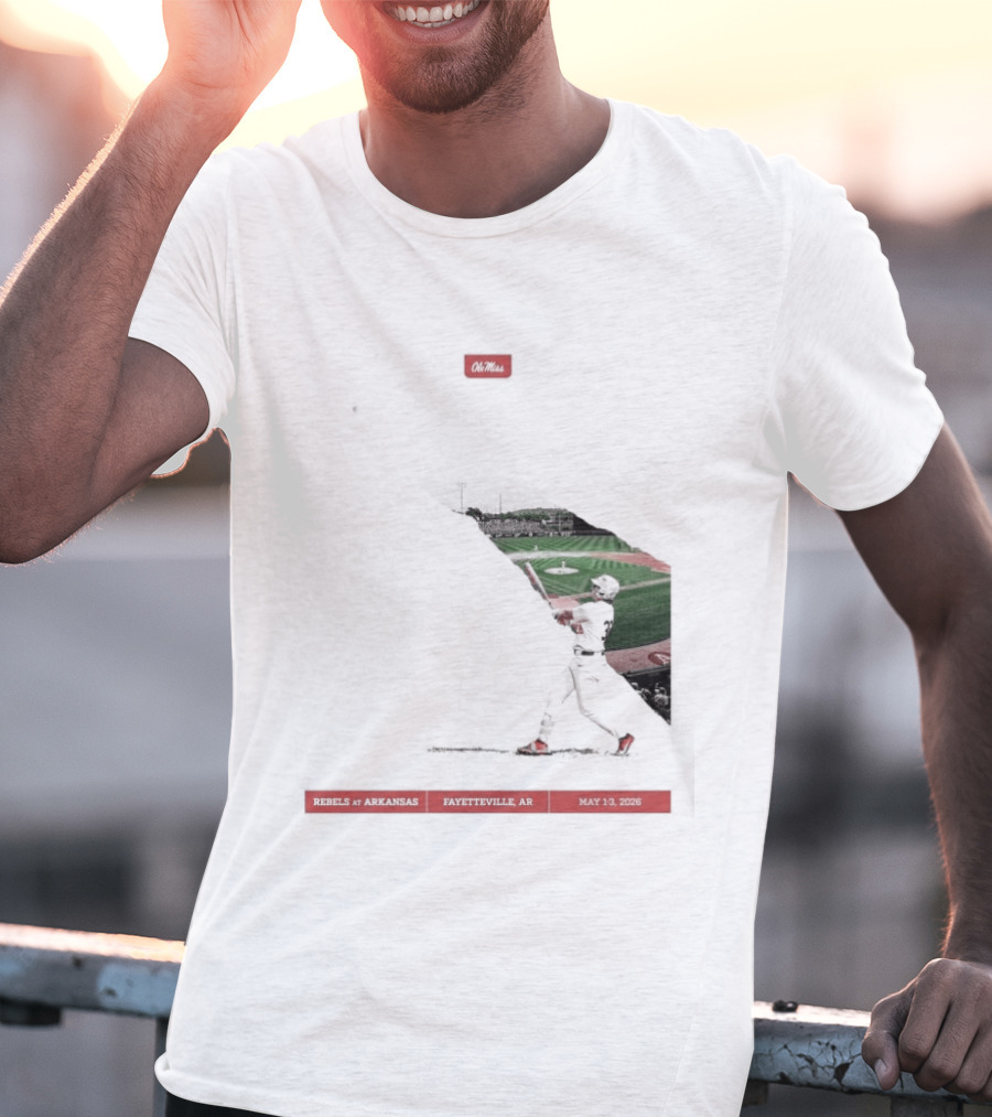 Ole Miss Baseball Swayze Field May 1 3 2026 Fayetteville AR Perfect Timing T-Shirt
