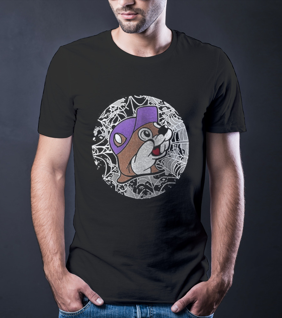 Buc Ee's Halloween Purple Hat T-Shirt