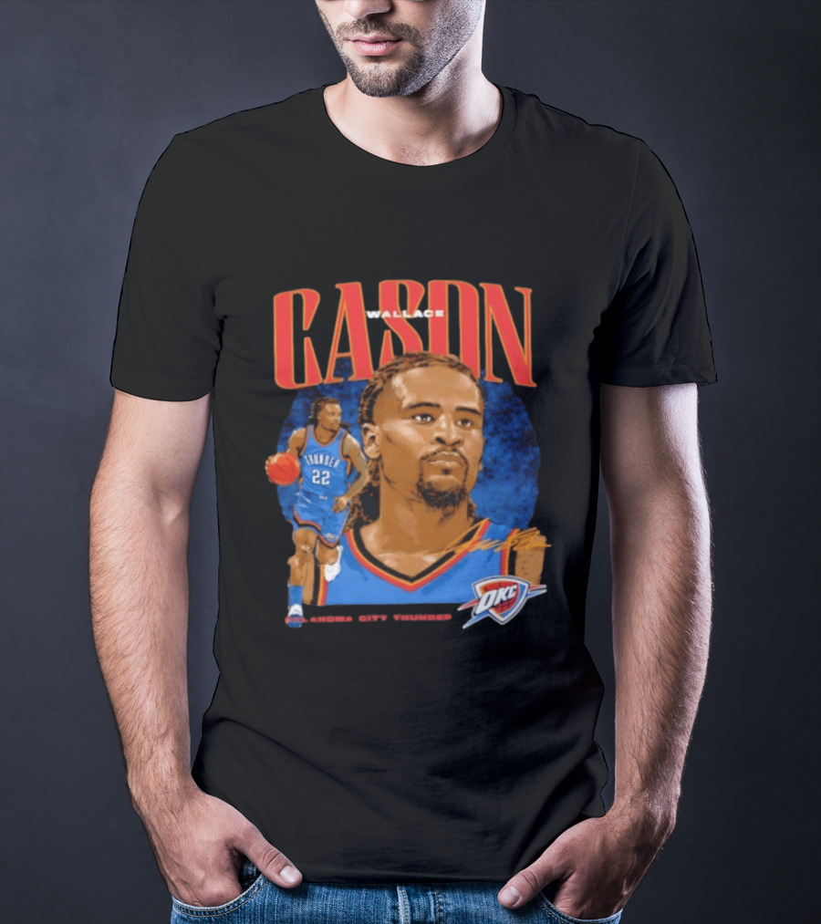 Cason Wallace Oklahoma City Thunder OKC Basketball Player 22 T-Shirt
