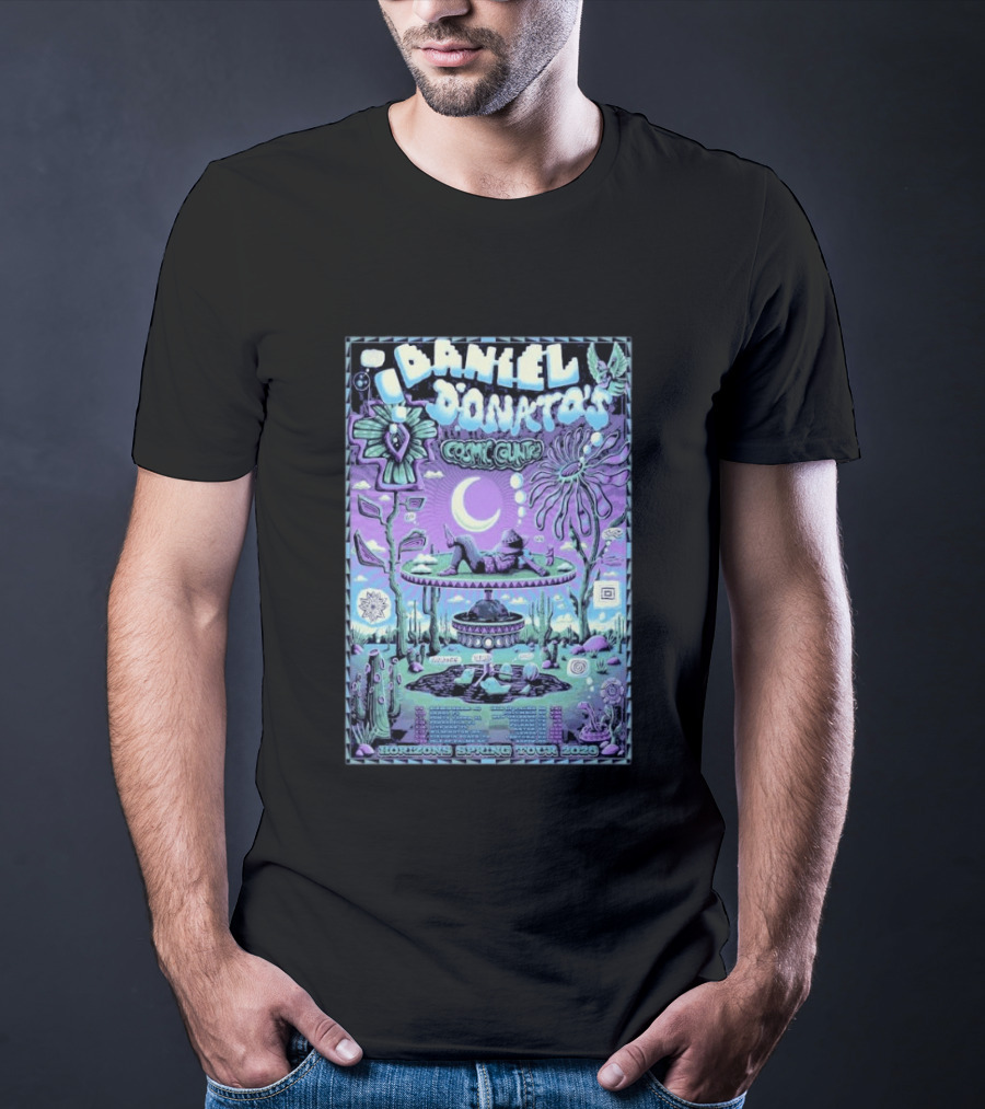 Daniel Donato Cosmic Country Horizons Spring Tour 2026 Psychedelic Landscape T-Shirt