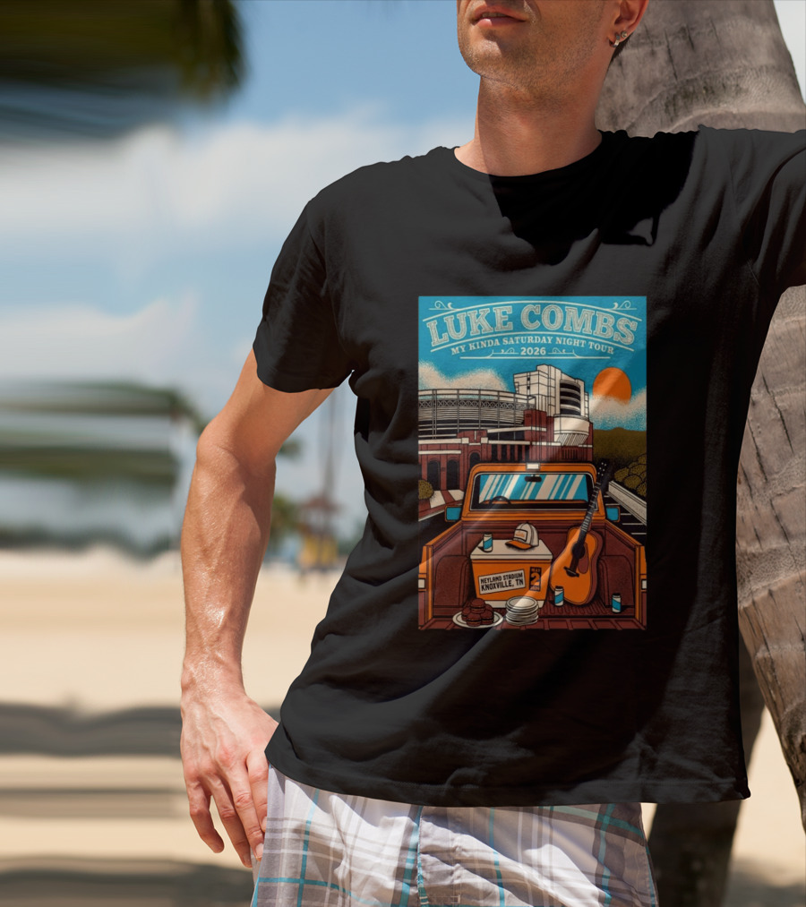 Luke Combs My Kinda Saturday Night Tour 2026 Neyland Stadium Knoxville TN May 02 T-Shirt