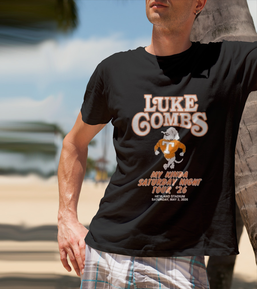 Luke Combs My Kinda Saturday Night Tour '26 Neyland Knoxville Tennessee May 02 T-Shirt