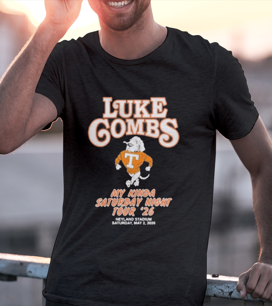 Luke Combs My Kinda Saturday Night Tour '26 Neyland Knoxville Tennessee May 02 T-Shirt