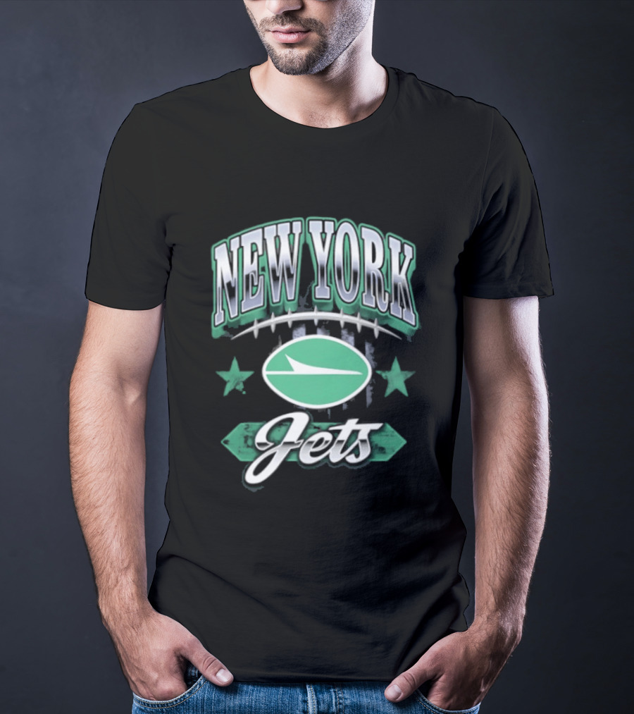 New York Jets Americana 2026 Oval Emblem Stars T-Shirt
