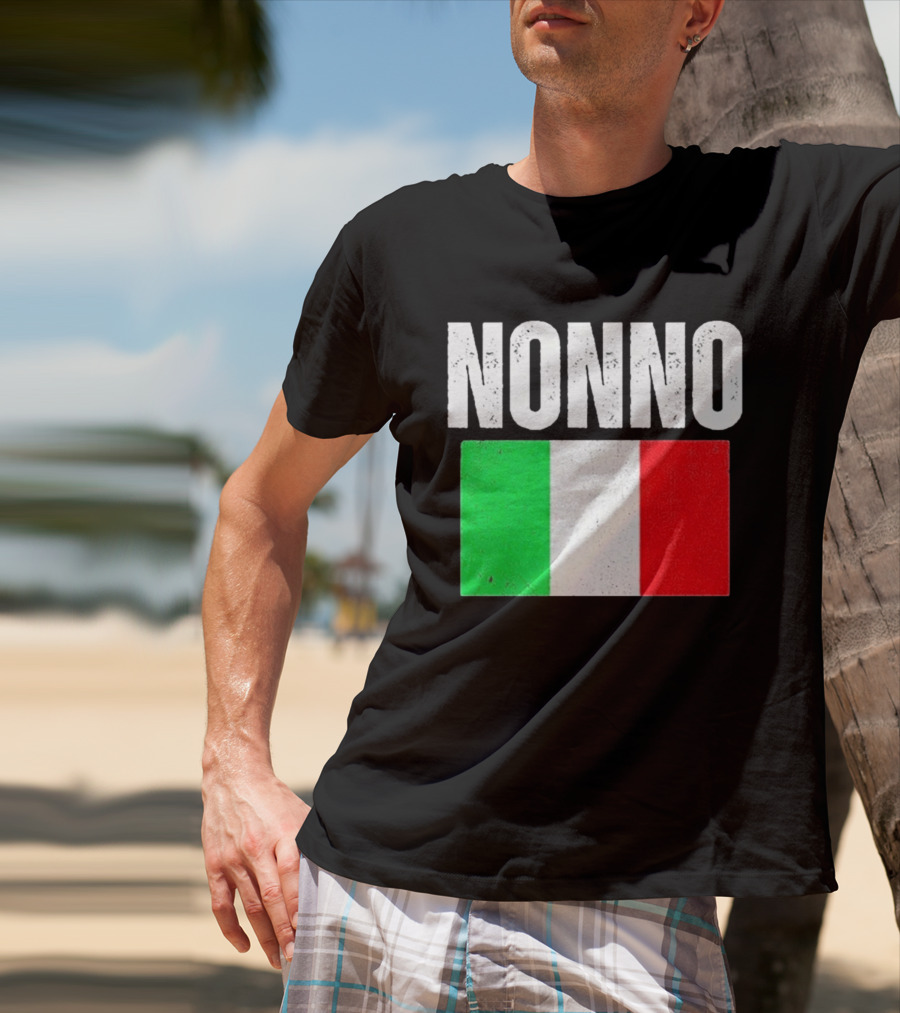 Nonno Italian Flag Patriotic Italy Heritage T-Shirt