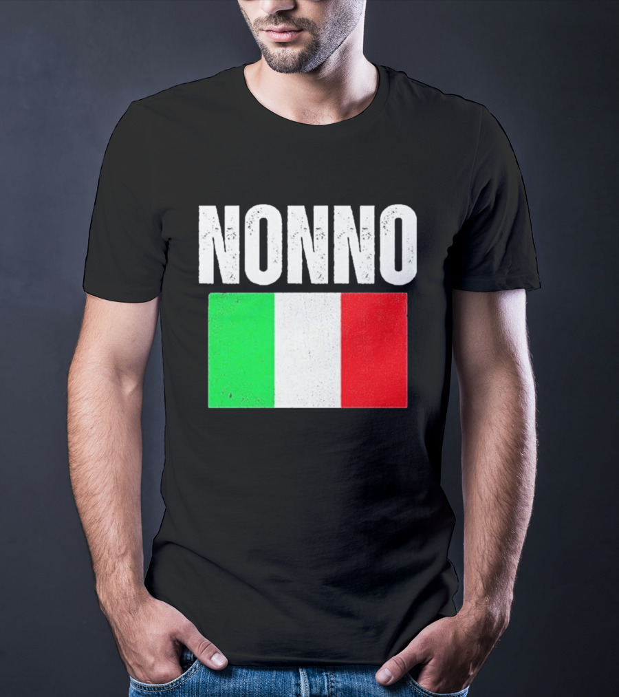 Nonno Italian Flag Patriotic Italy Heritage T-Shirt