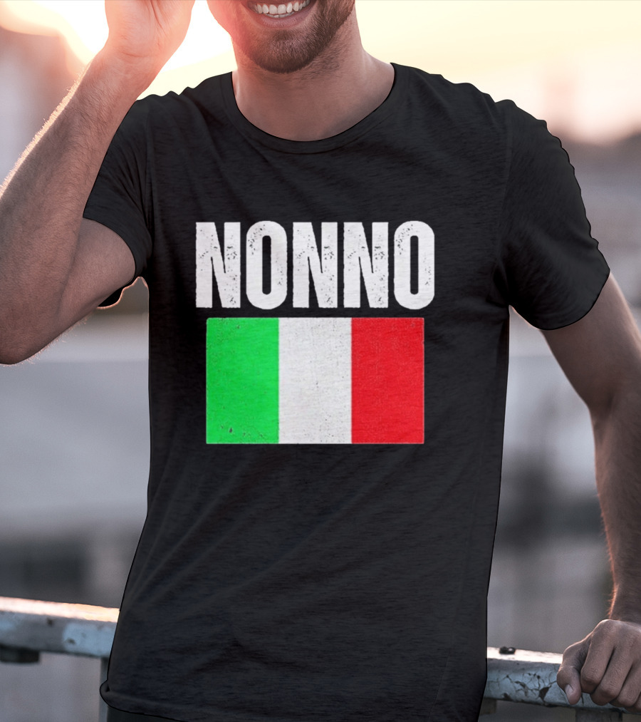 Nonno Italian Flag Patriotic Italy Heritage T-Shirt