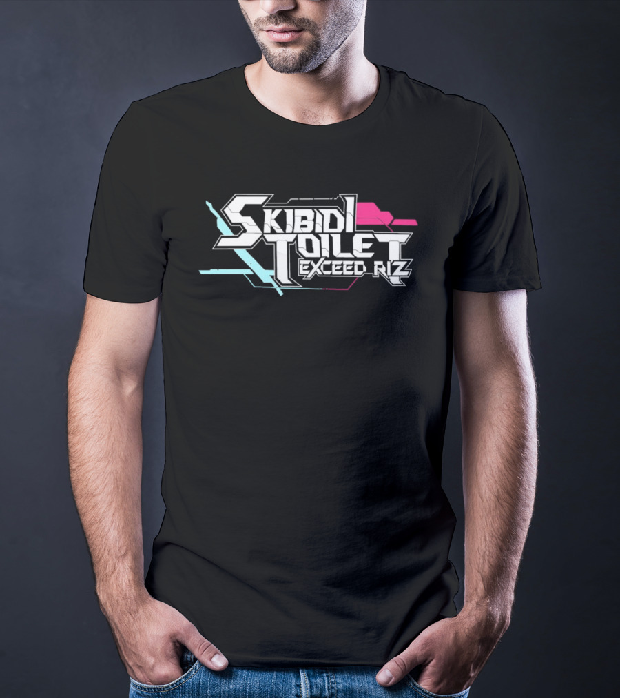 Original Skibidi Toilet Exceed Riz Neon T-Shirt