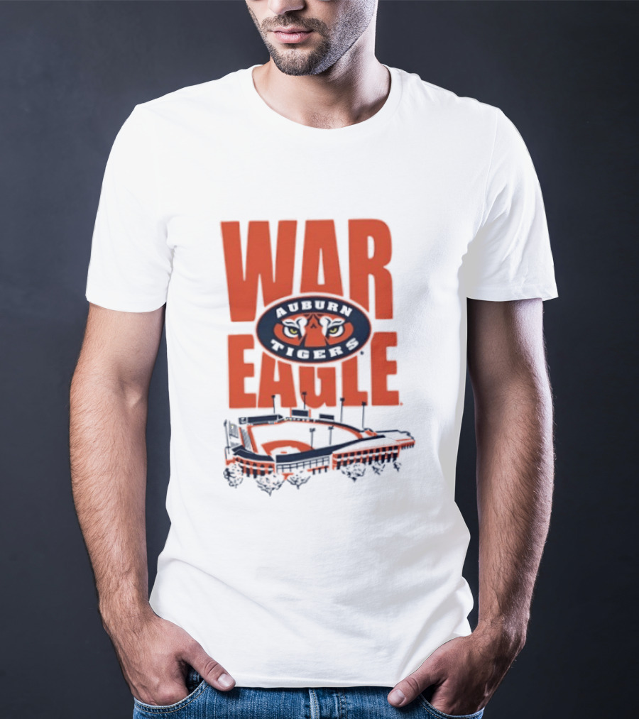 Auburn Tigers War Eagle Baseball Stadium Tiger Eyes T-Shirt