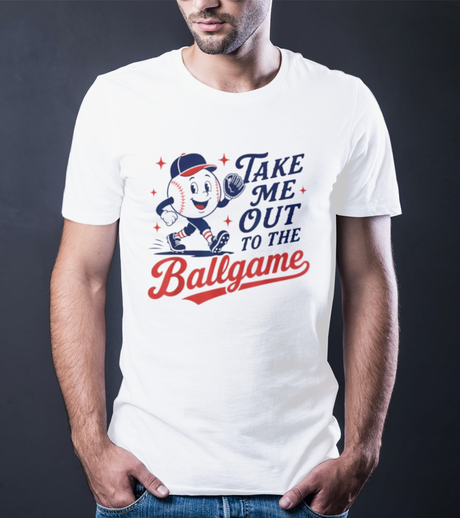 Take Me Out To The Ballgame Baseball T-Shirt