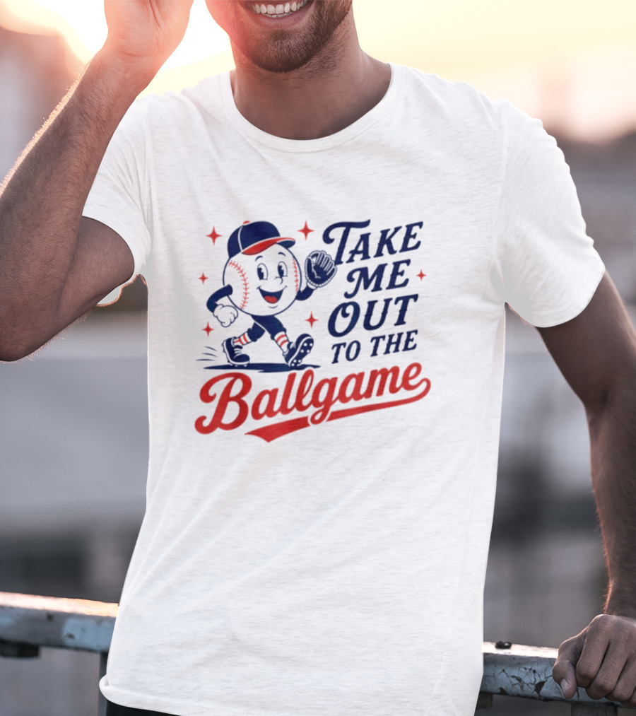 Take Me Out To The Ballgame Baseball T-Shirt