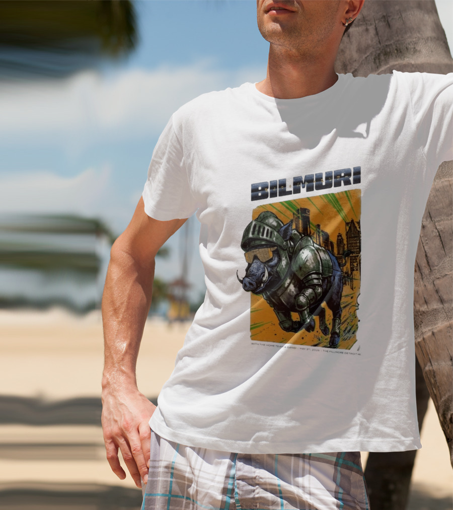 Bilmuri Armored Boar Detroit Skyline The Fillmore May 3 2026 T-Shirt