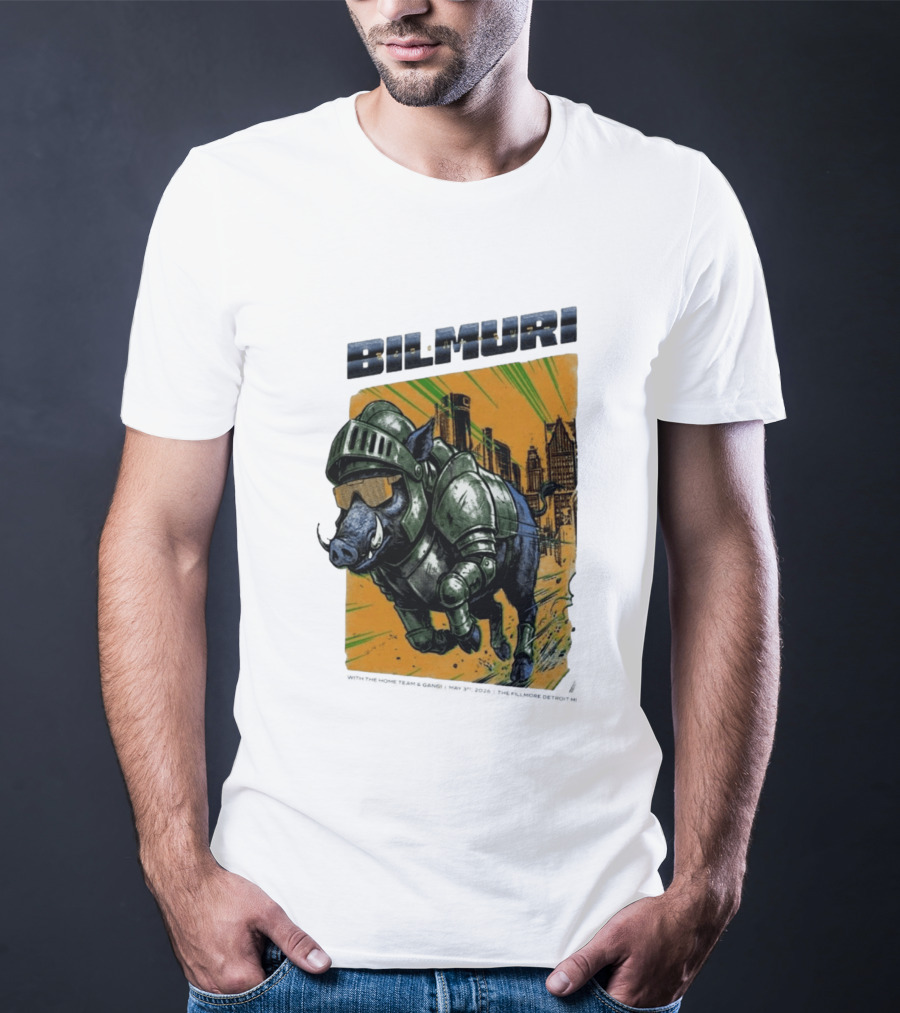 Bilmuri Armored Boar Detroit Skyline The Fillmore May 3 2026 T-Shirt