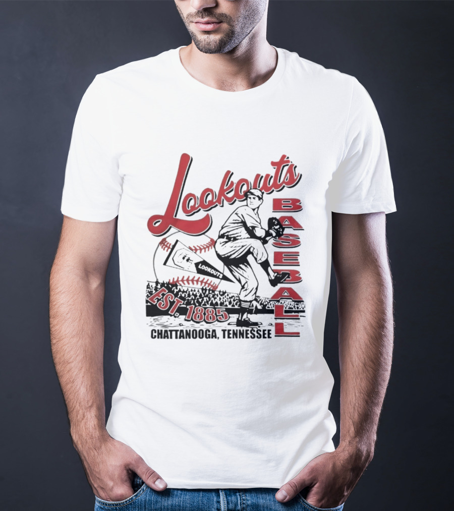 Lookouts Baseball Chattanooga Tennessee Est 1885 T-Shirt