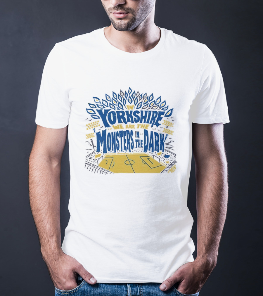 Monsters In The Dark Yorkshire Court Basketball T-Shirt