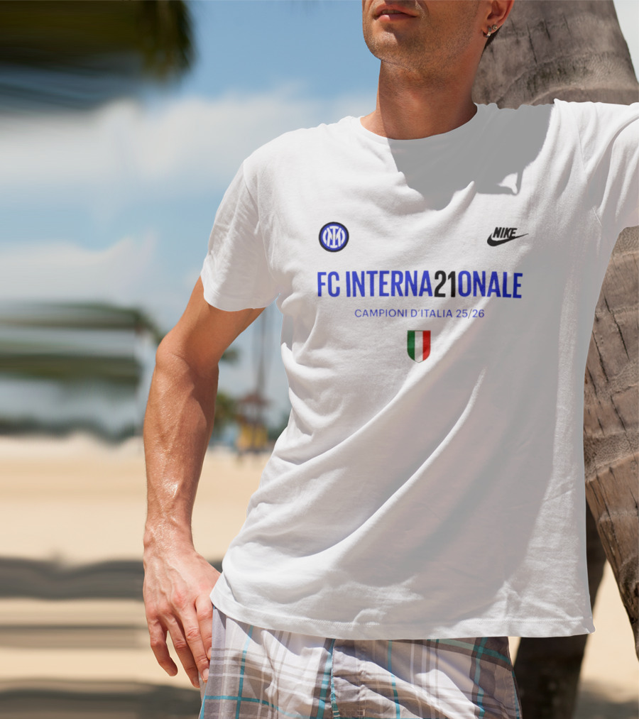 Internazionale FC 21 Campioni D'italia 25 26 Nike T-Shirt