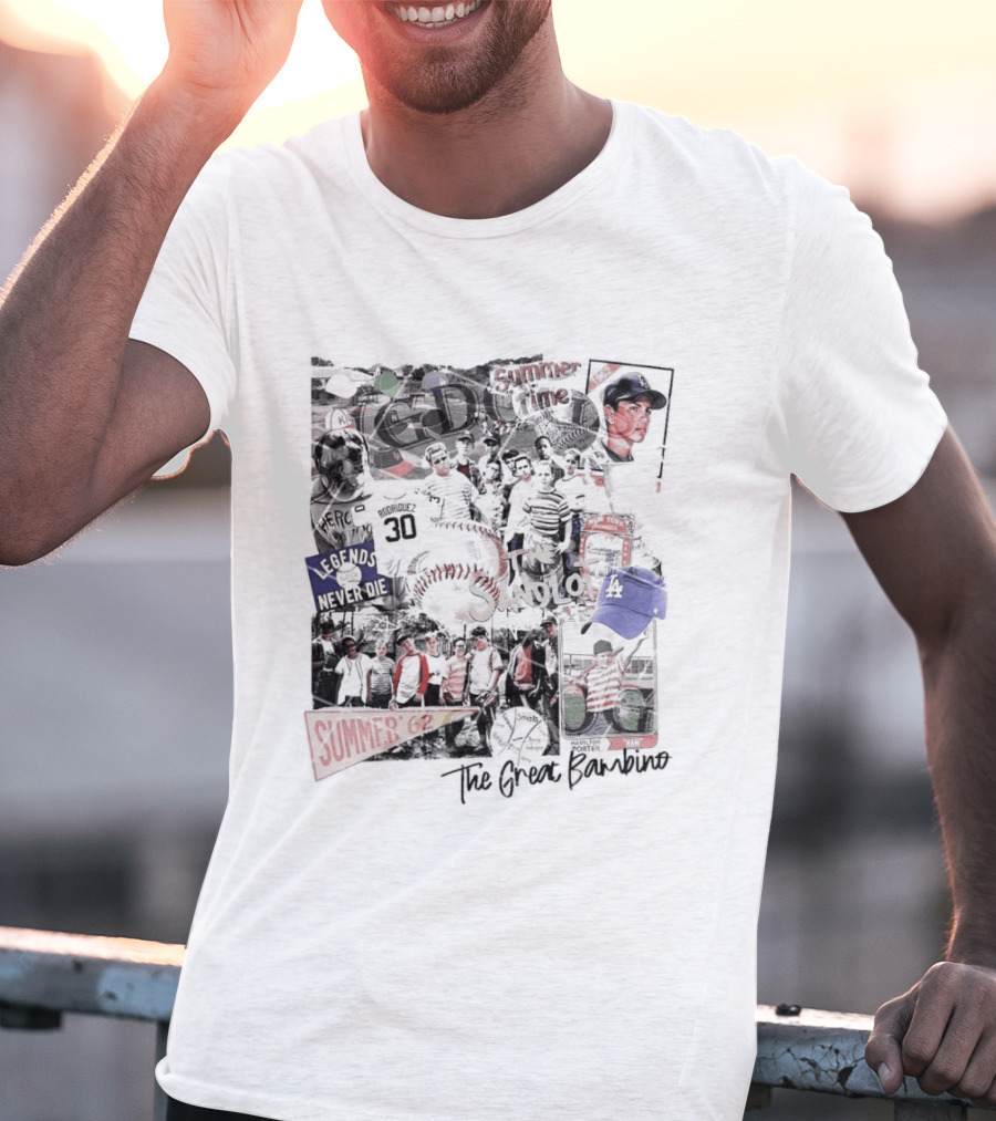 Nice The Sandlot Legends Never Die Classic Movie Scene Friends Forever T-Shirt