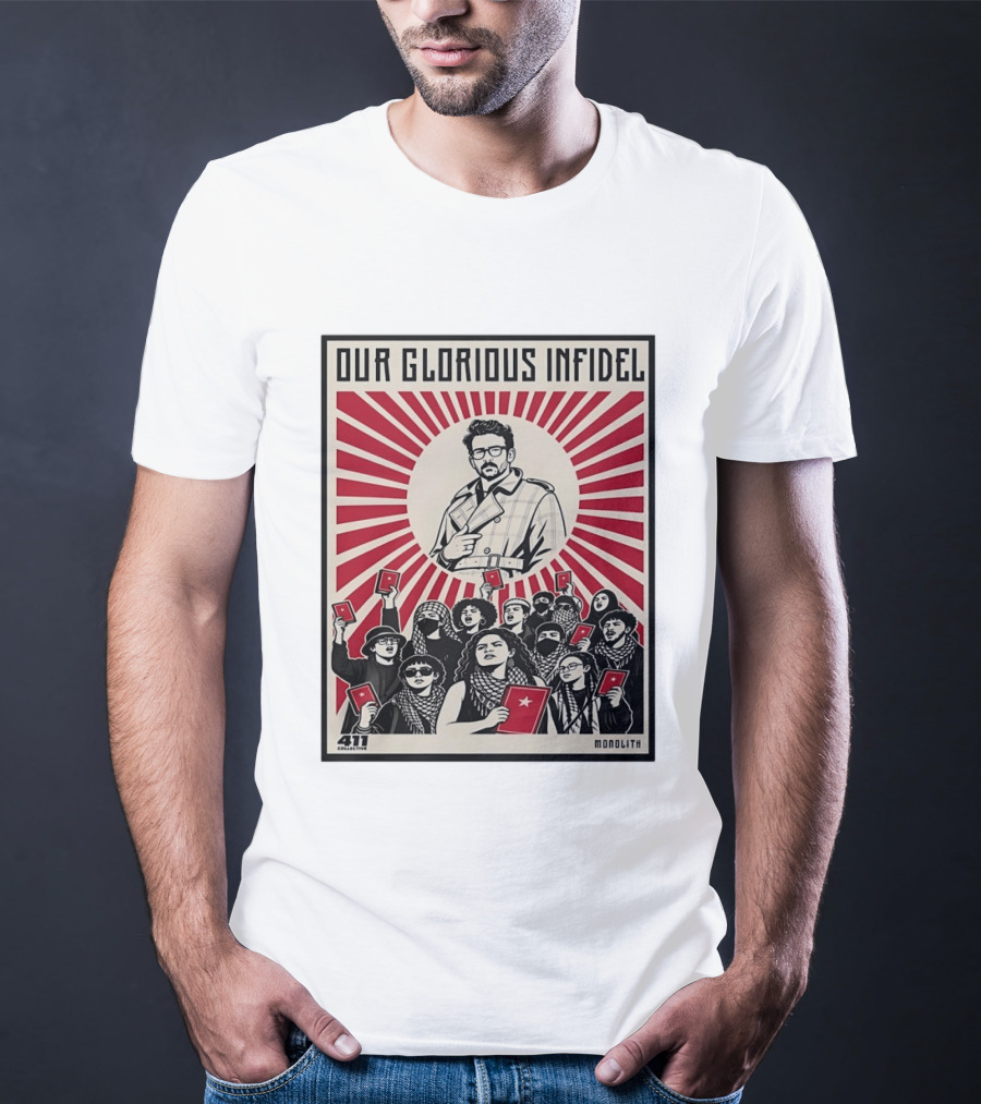Onolith Collective Our Glorious Infidel 411 Monolith Red Star Revolution T-Shirt