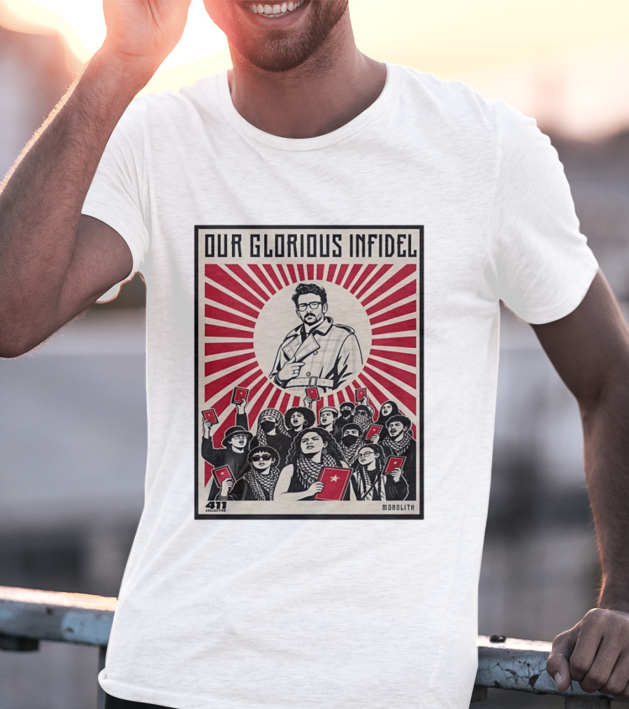 Onolith Collective Our Glorious Infidel 411 Monolith Red Star Revolution T-Shirt