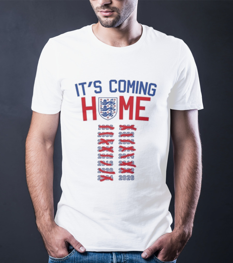 It's Coming Home England Football Anthem 2026 T-Shirt