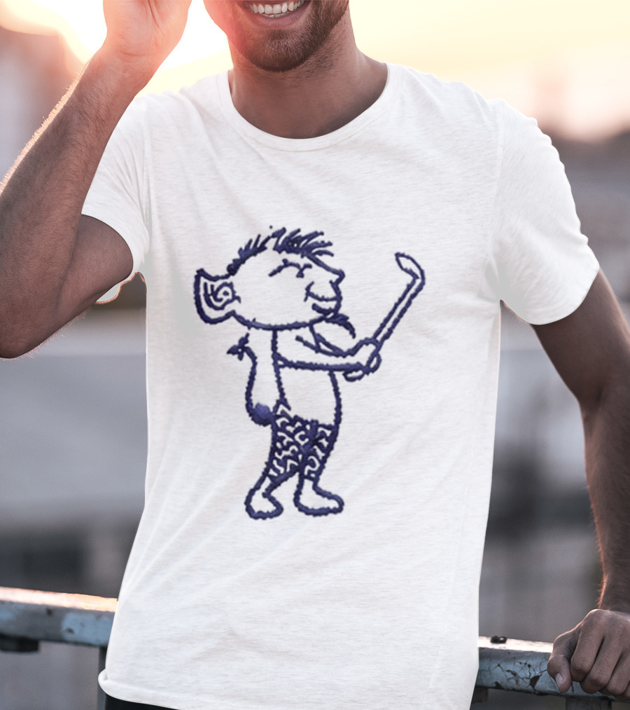Ryan Jamison DIBS DePaul Golf Hat Character Sketch T-Shirt