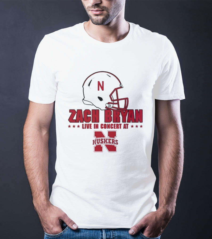 Zach Bryan Live In Concert At Nebraska Huskers 2026 T-Shirt