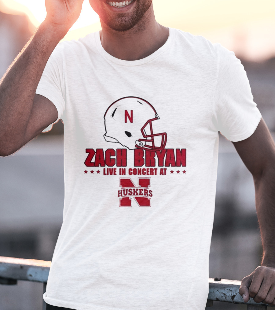 Zach Bryan Live In Concert At Nebraska Huskers 2026 T-Shirt