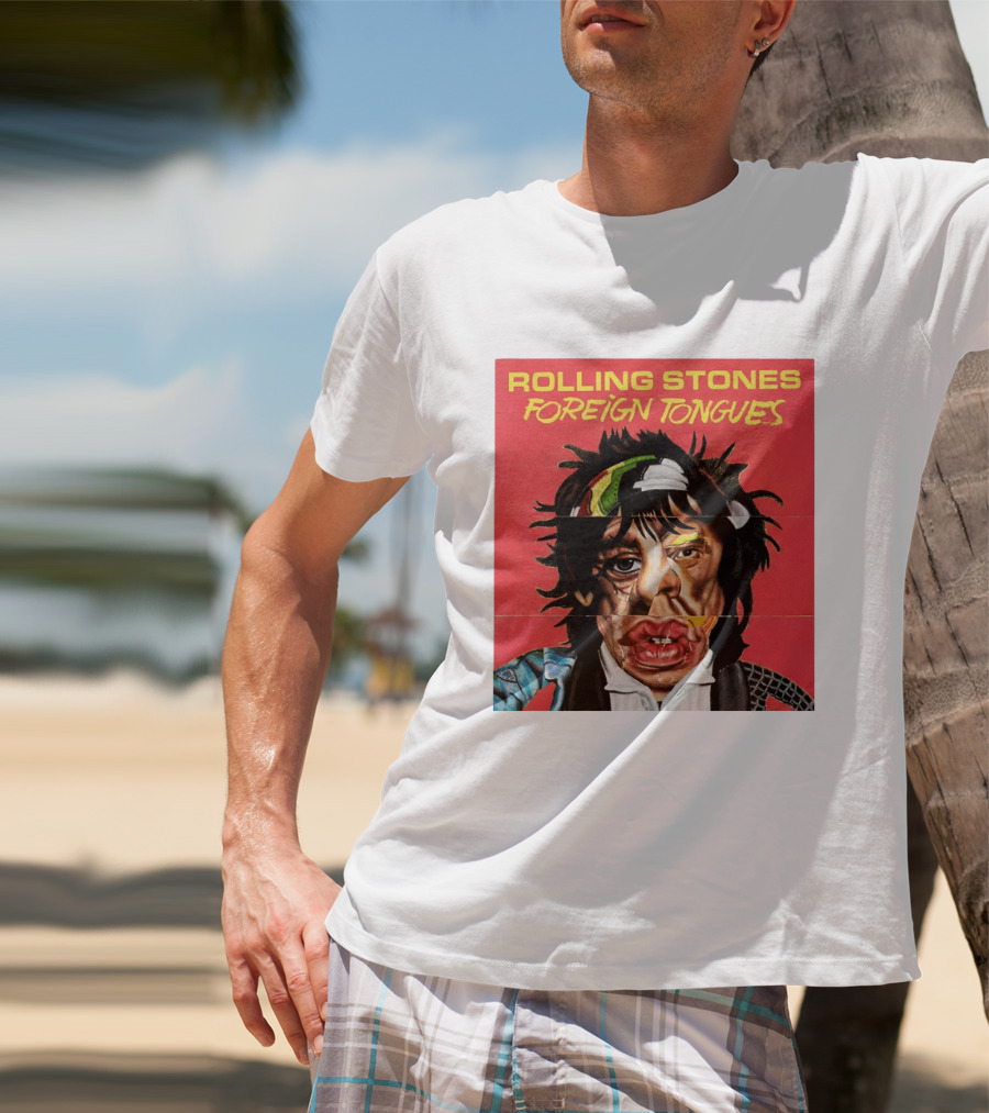 The Rolling Stones Foreign Tongues Album Cover Art 2026 T-Shirt