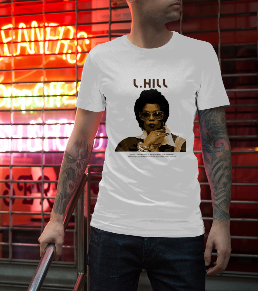 Ms Lauryn Concert Hill MLH Charity Dinner On The Diamond T-Shirt