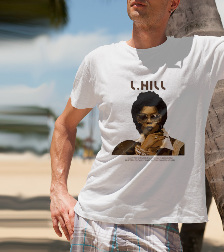 Ms Lauryn Concert Hill MLH Charity Dinner On The Diamond T-Shirt