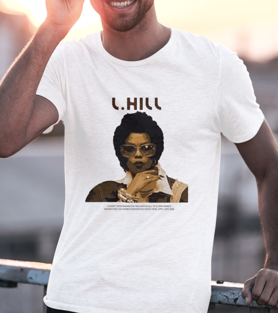 Ms Lauryn Concert Hill MLH Charity Dinner On The Diamond T-Shirt