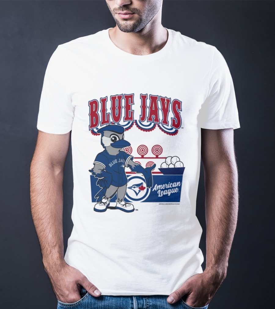 Toronto Blue Jays Mitchell Ness Step Back Up Cream American League T-Shirt