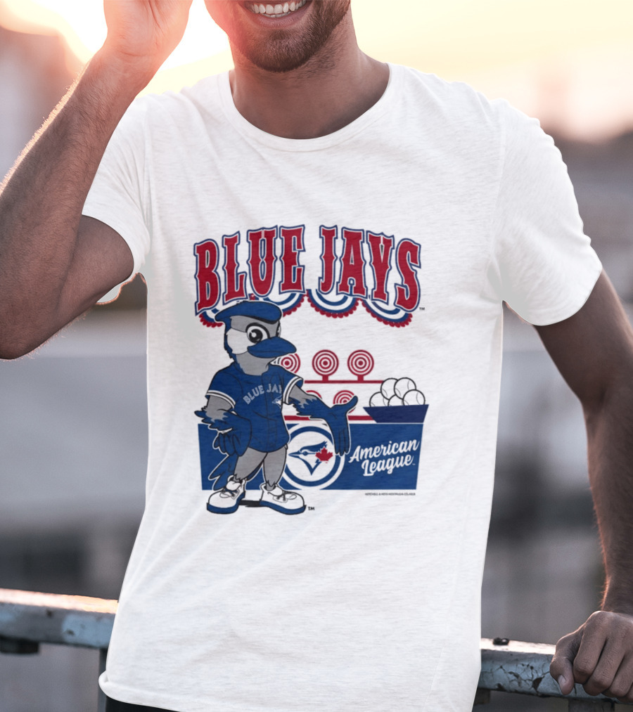 Toronto Blue Jays Mitchell Ness Step Back Up Cream American League T-Shirt