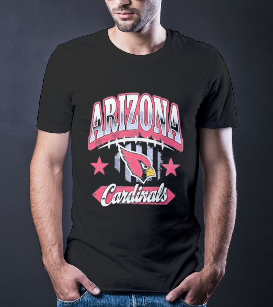 Arizona Cardinals Americana 2026 Red White Blue Stars T-Shirt