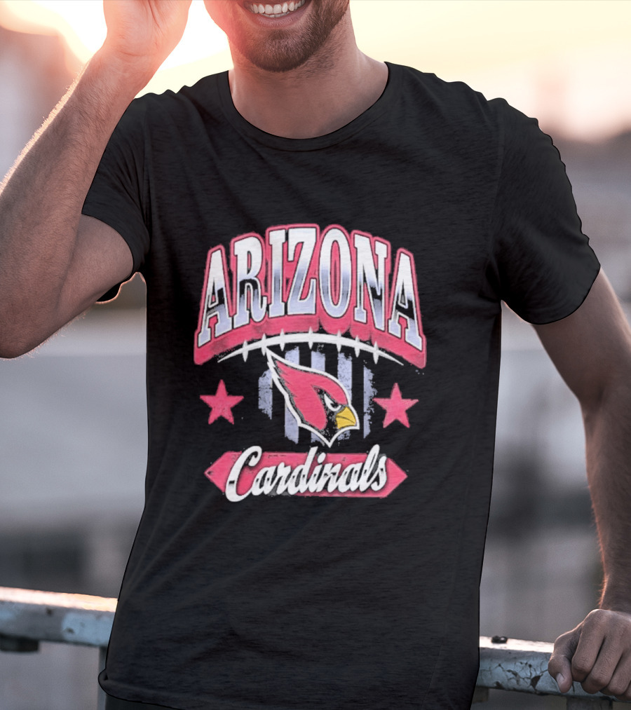 Arizona Cardinals Americana 2026 Red White Blue Stars T-Shirt