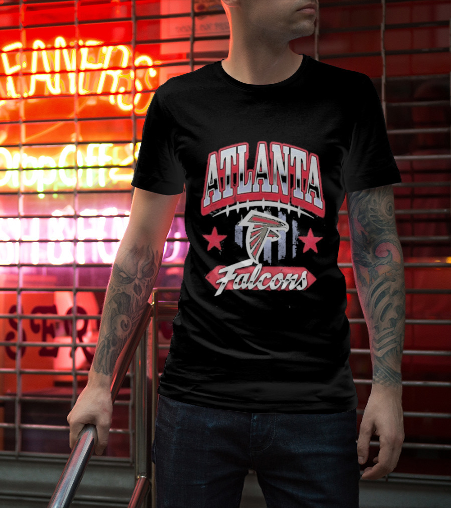Atlanta Falcons Americana 2026 Stars And Stripes NFL Team Spirit T-Shirt