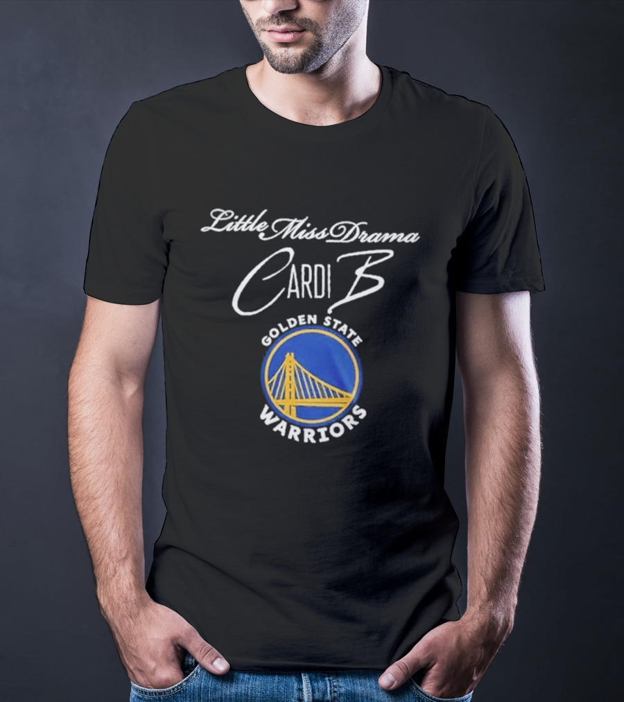 Cardi B Little Miss Drama Golden State Warriors Tour T-Shirt
