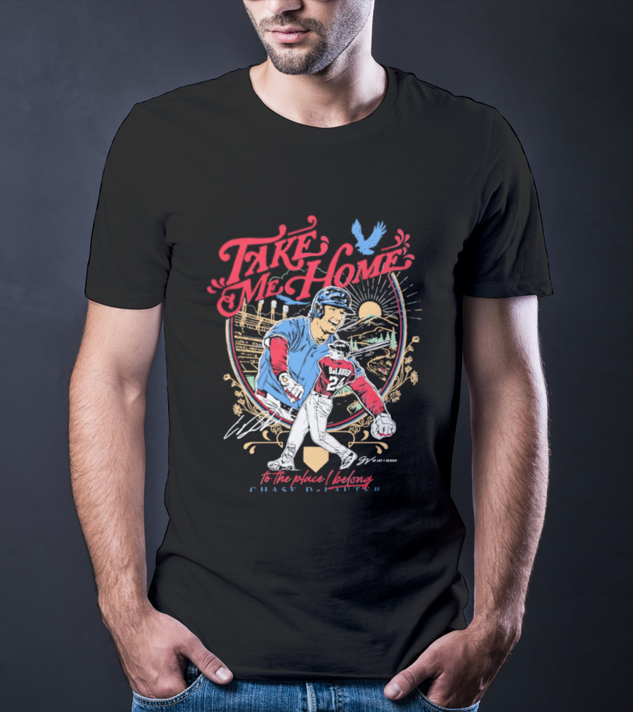 Take Me Home Cleveland Guardians Chase DeLauter To The Place I Belong T-Shirt