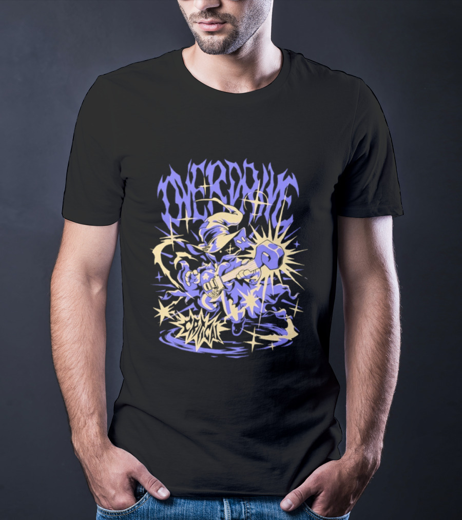 Final Fantasy Overdrive Explosive Cosmic Guitar Power T-Shirt