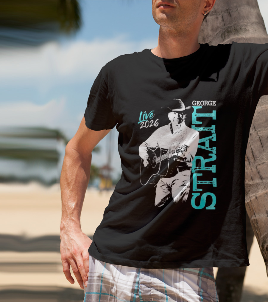 George Strait Live 2026 Death Valley Edition Black T-Shirt