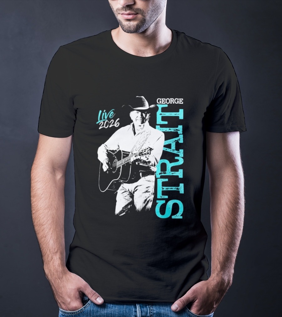 George Strait Live 2026 Death Valley Edition Black T-Shirt