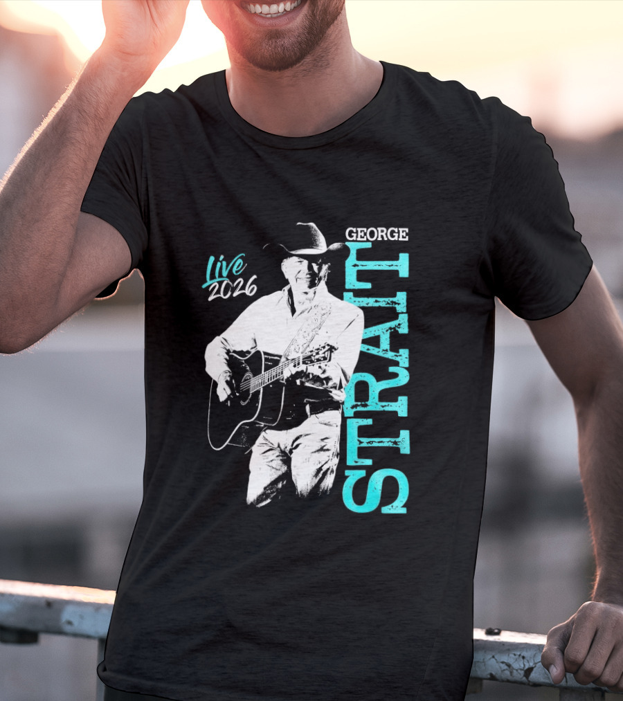 George Strait Live 2026 Death Valley Edition Black T-Shirt