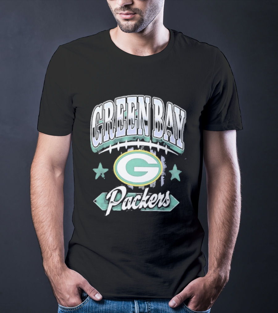 Green Bay Packers Americana 2026 Edition With Stars And Classic Team T-Shirt