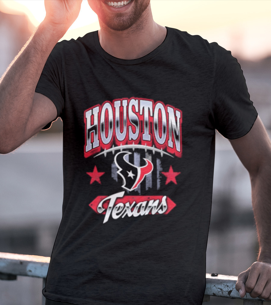 Houston Texans 2026 Americana Stars And Stripes T-Shirt