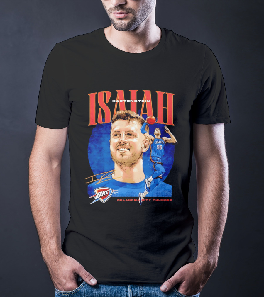 Isaiah Hartenstein 55 Oklahoma City Thunder NBA OKC Signature T-Shirt