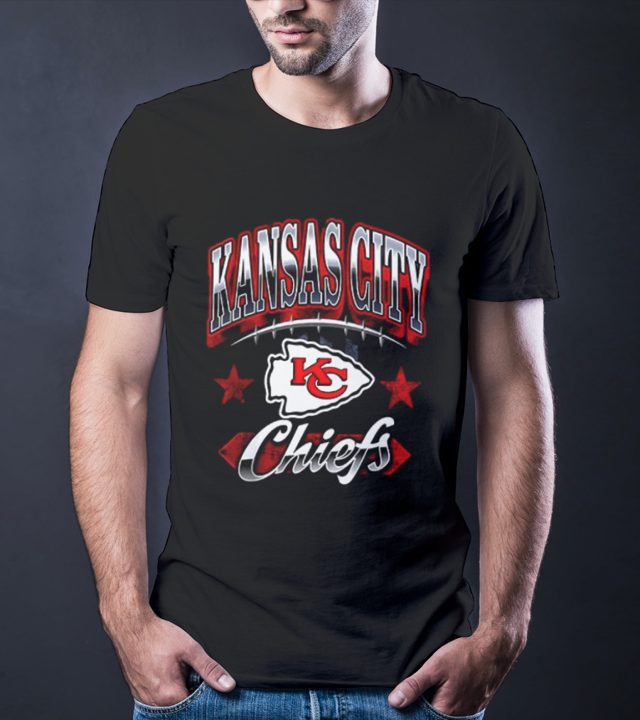 Kansas City Chiefs Americana 2026 KC Football Stars T-Shirt
