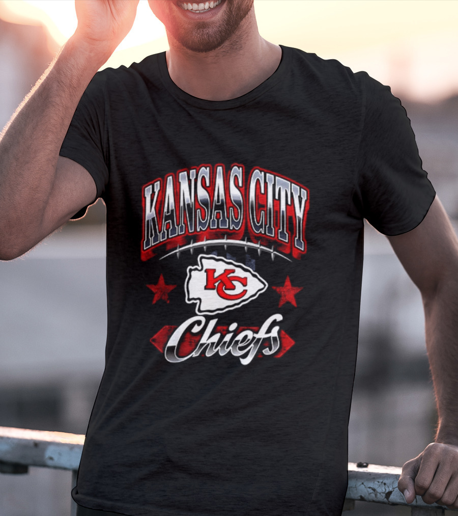 Kansas City Chiefs Americana 2026 KC Football Stars T-Shirt