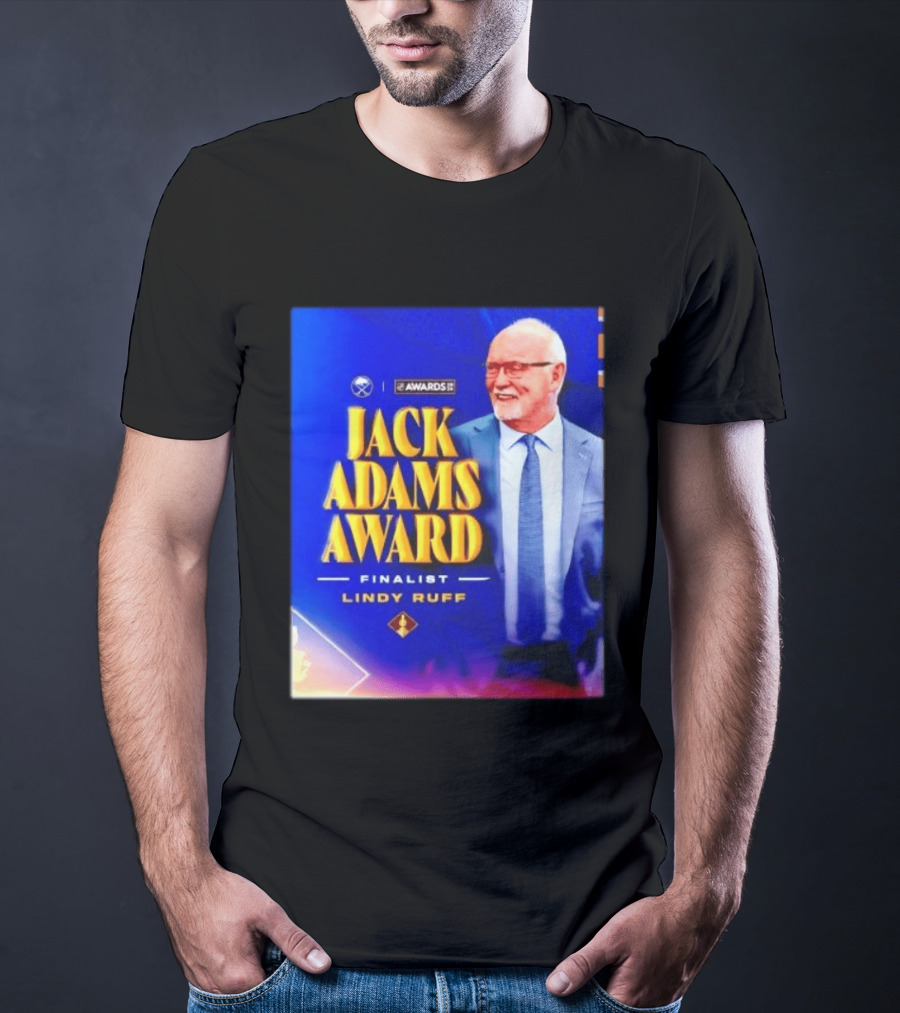 Lindy Ruff Jack Adams Award Finalist NHL Coach Recognition T-Shirt