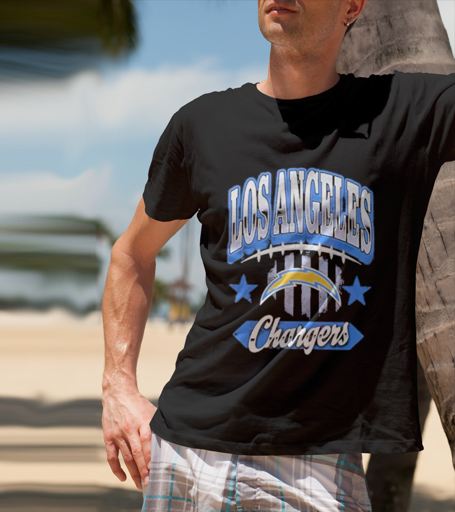 Los Angeles Chargers Americana Stars And Stripes 2026 T-Shirt